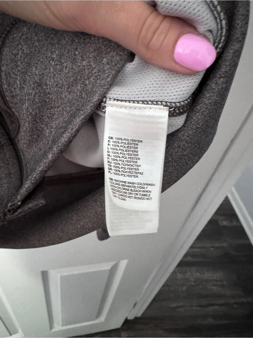 Men’s North Face Gray Full-Zip Hoodie